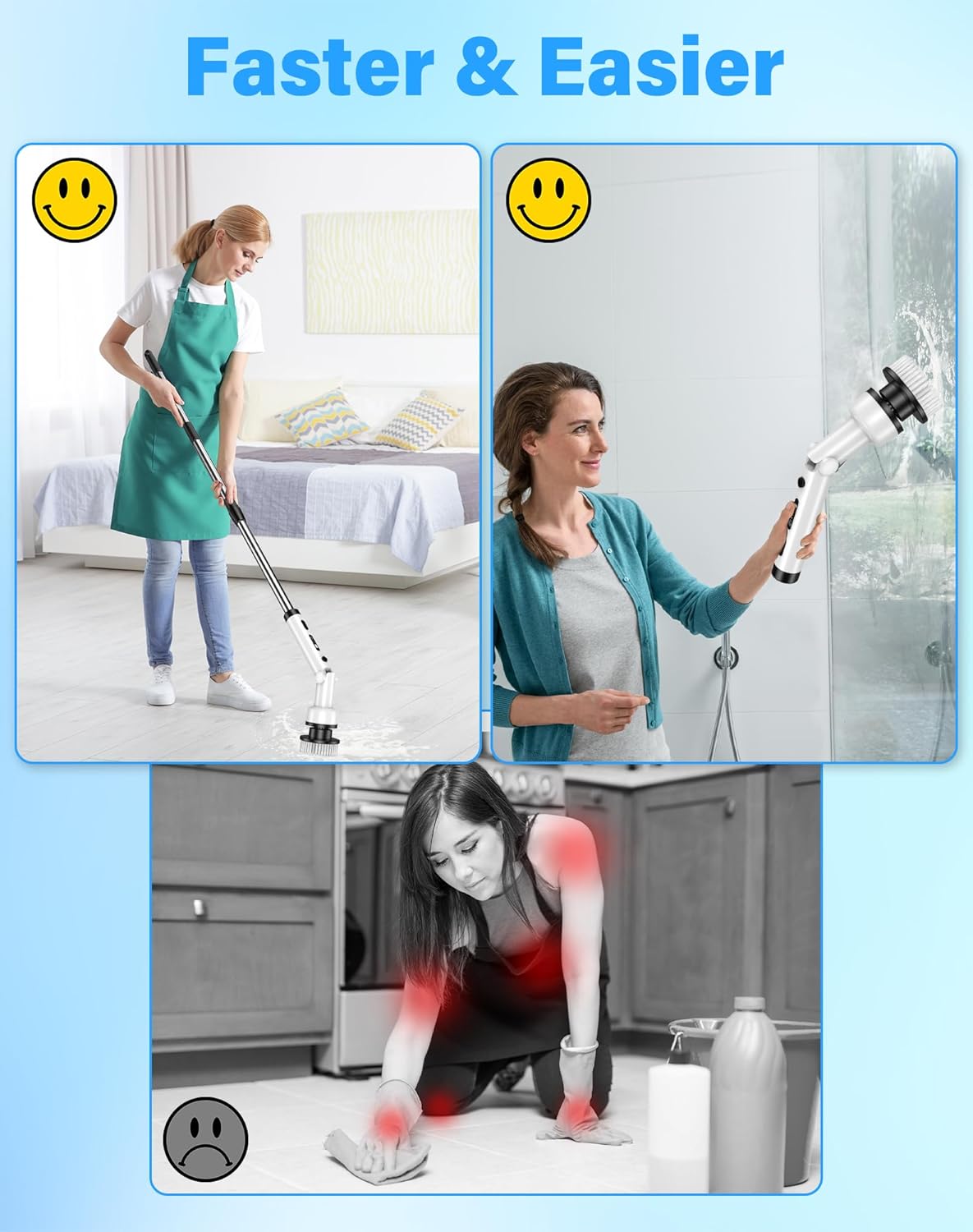 brosse de nettoyage électrique